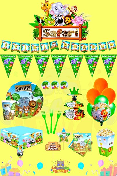 LASAGNA STORE Сафари 16-местен ултралуксозен комплект за рожден ден