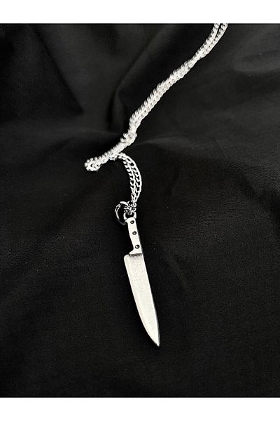 magıcgrange Chef Knife Cook Cook Men Women Kitchen Artists Design Accessory Necklace