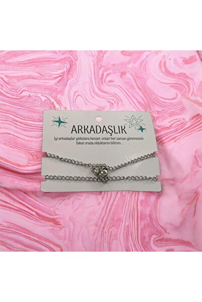 SSYModernBoutique Arkadaşlık Bilekliği (ikili,yarım kalp)