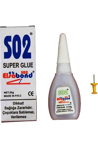 Genel Markalar S02 Japon Yapıştırıcı Süper Hızlı Yapıştırıcı 20gr