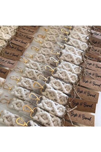 Sude Design 20 Macramé Keychains #wedding#baby#girls