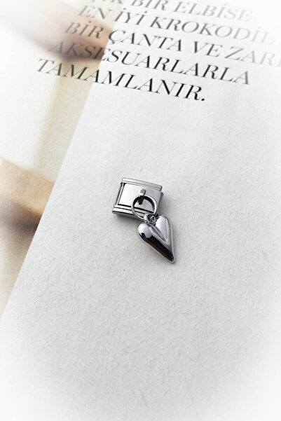 roshel Çelik Gümüş Renk İtalyan Bileklik Charm 13 Farklı Model