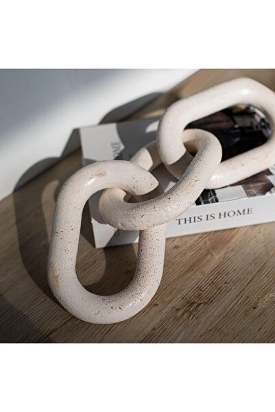 Deart İstanbul Moderna Seri Seramik Zincir Obje