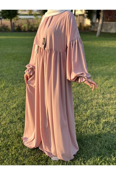 NAKŞİDİL Robalı Ferah Model Ferace Toz Pembe