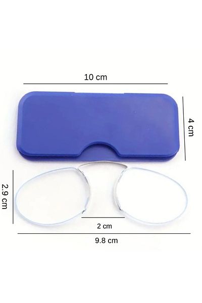 glasses accessory Over the Nose Reading Glasses Practical Can Stick to the Back of the Phone Reading Glasses Blue +3.50