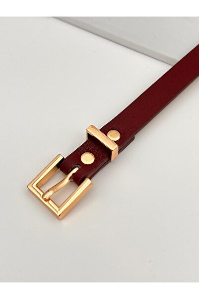 Descoin إبزيم ذهبي مربع، حزام نسائي رفيع، حزام سترة، حزام بنطلون، حزام قميص