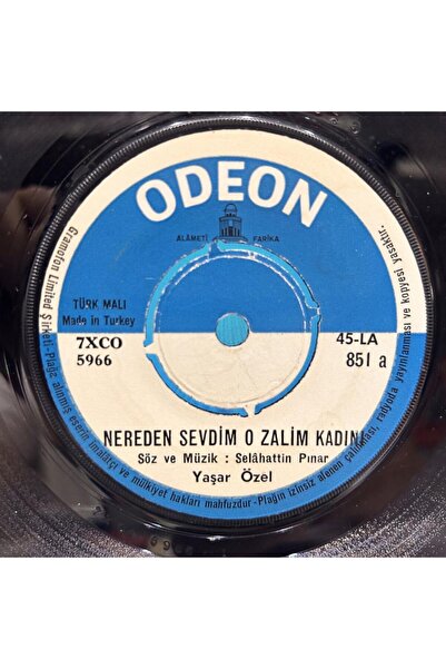 Kadıköy Plak Kulübü Yaşar Özel – Nereden Sevdim O Zalim Kadını / Geçmesin Gün...
