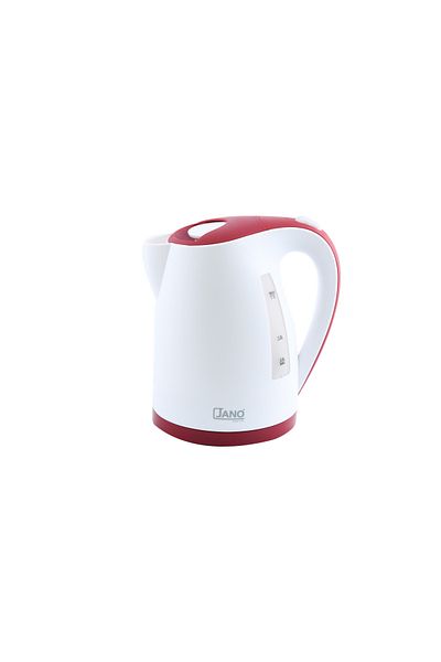 JANO Electric Cordless Kettle, 2200w, White/red