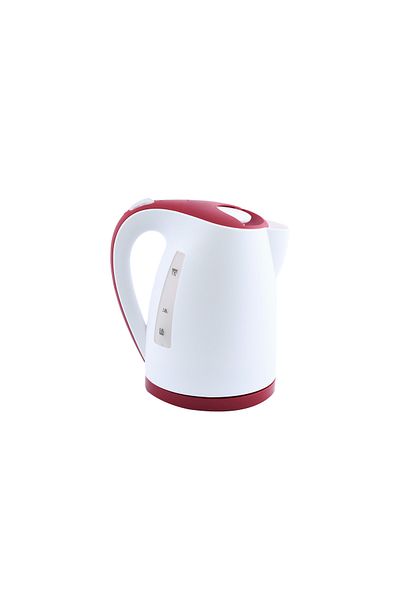 JANO Electric Cordless Kettle, 2200w, White/red
