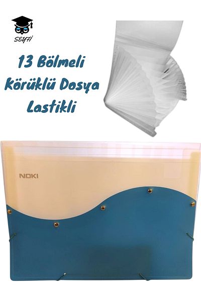 SEYFİKİRTASİYE 13 Compartment Gusseted File Elastic