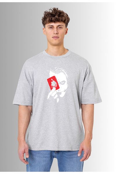 Guillermo Joker Printed Oversize Cotton T-shirt