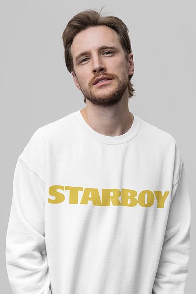 SEVBANO The Weeknd Starboy Printed Unisex Oversize Rapper Singer Sweatshirt