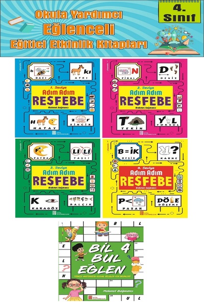 Ata Yayıncılık 4.Sınıf Eğlenceli Bil Bul ve Resfebe Seti