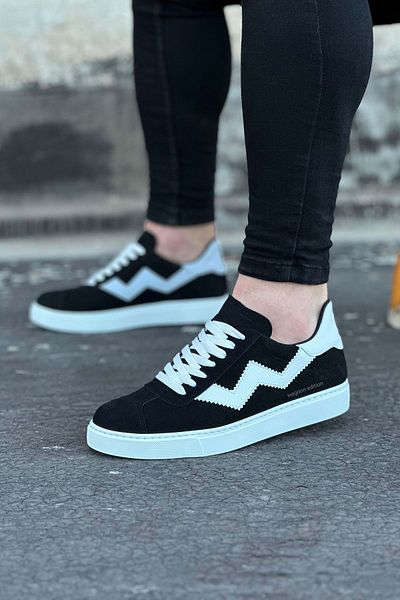 Wovna Black Men's Casual Shoes