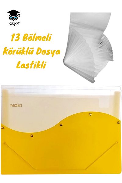 SEYFİKİRTASİYE 13 Compartment Gusseted File Elastic