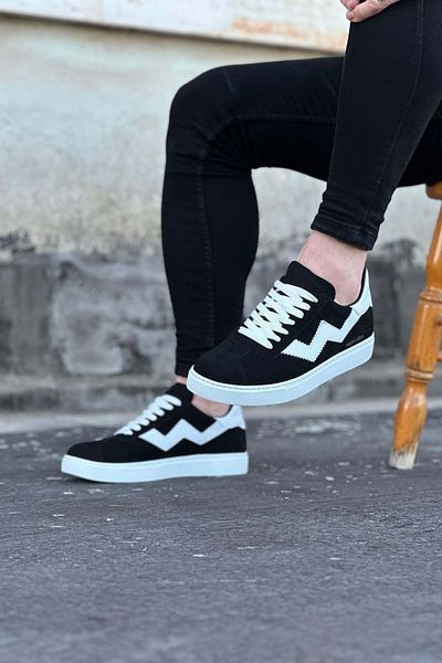 Wovna Black Men's Casual Shoes