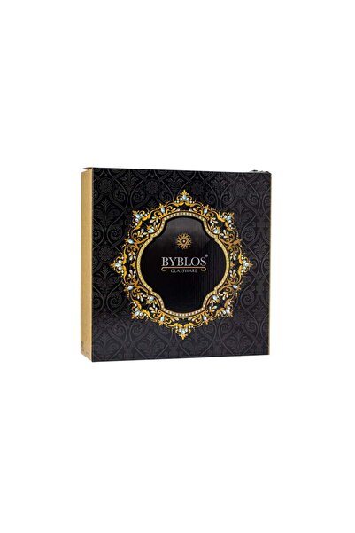 Byblos Turkish Glass Serving Platter With Base 32cm