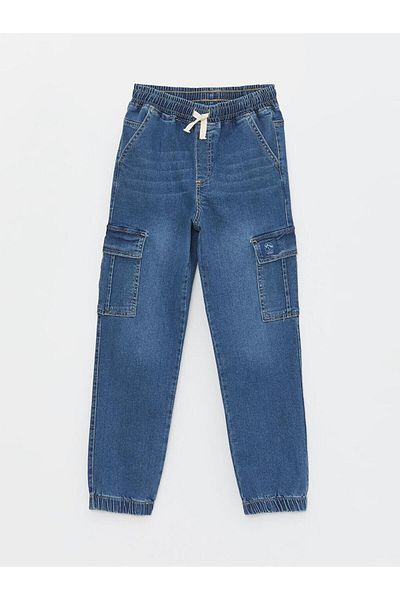 LC Waikiki Pantaloni cargo pentru băieți cu talie elastică