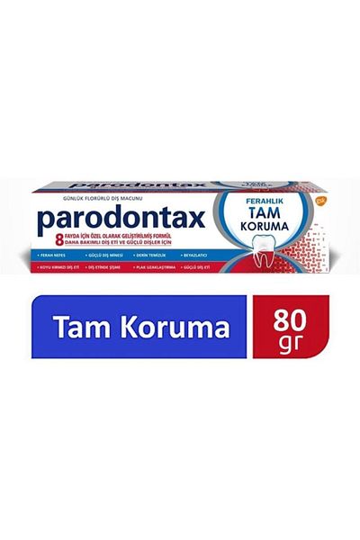 Parodontax New Original 80 Gr/50Ml - 8 Pieces, Freshness Full Protection Toothpaste Original Product