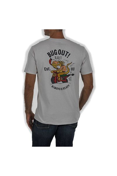 5.11 Tactical 5.11 Bug Out Ss Light Gray T-Shirt