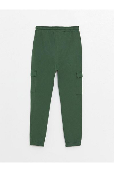 LC Waikiki Pantaloni de sport cargo pentru băiat, cu talie elastică, potrivire confortabilă (S4)