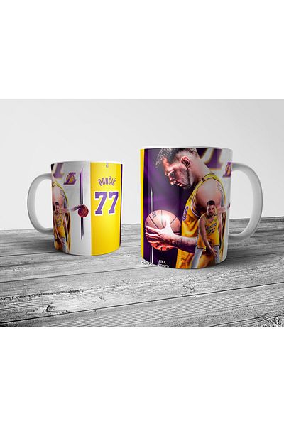 Pixxa Luka Doncic Lakers Lal Mug Cup Mug Cup Model 2