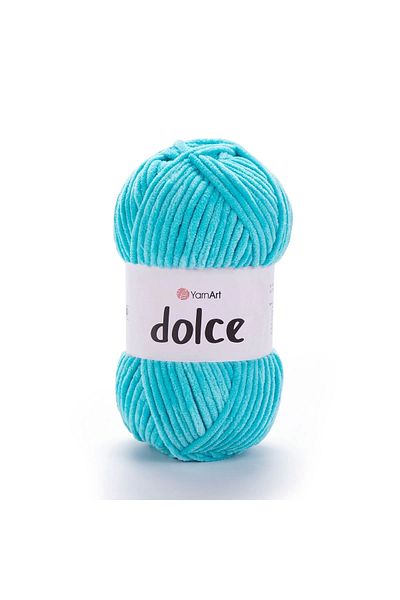 Yarnart Dolce - Βελούδινο Χειροποίητο Νήμα Πλεξίματος Τιρκουάζ-746
