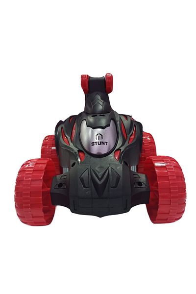 Boratila Toys سيارة أكروبات حمراء مع موسيقى خفيفة في صندوق