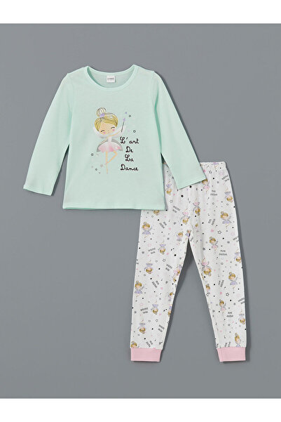 LC Waikiki Özmarka Nova Sezona okrugla kragna Štampano Komplet Pidžama za Dev...