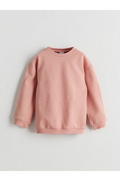 LC Waikiki Crew Neck Baby Girl Sweatshirt and Pants Set of 2
