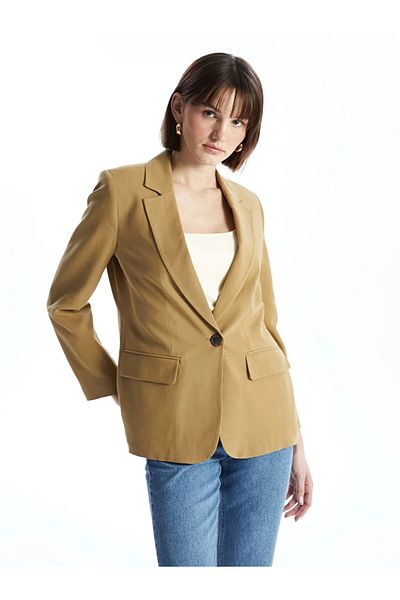 LC Waikiki Linen Blended Women's Blazer Jacket