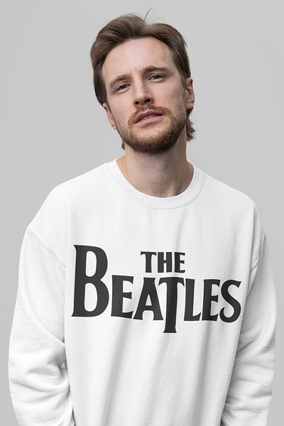 SEVBANO The Beatles Rock Metal Printed Unisex Oversize Music Band Sweatshirt