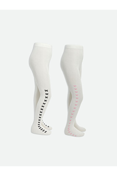 LC Waikiki Pachet de 2 chiloți pentru fete cu detaliu fundă