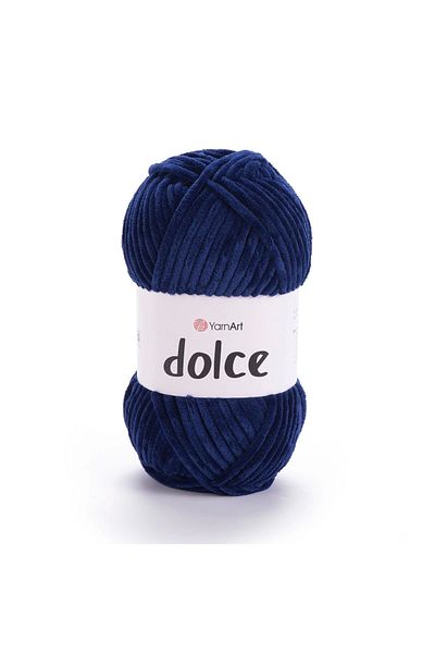 Yarnart Dolce - Βελούδινο Χειροποίητο Νήμα Πλεξίματος Navy Blue-756