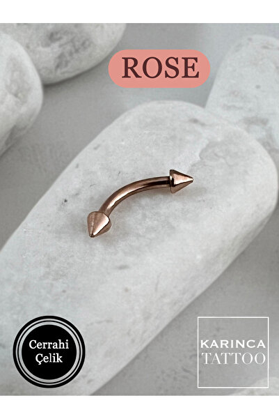 Karınca Piercing Spike Gold veya Rose Piercing Kulak Helix Nipple Smiley Septum Conch Tragus Rook Daith Kaş Piercingi