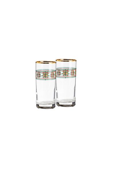 Dania Glass Cups Set 6 Pcs Heritage Design