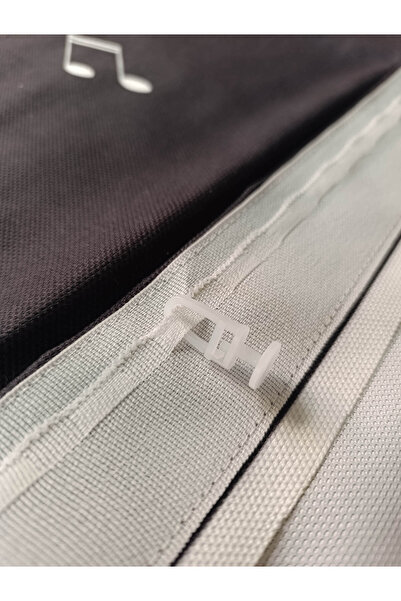 Home Waterfall Patterned 3D Digital Printed 2 Wings Background Curtain Living Room Hall Background Curtain