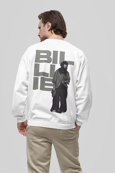 SEVBANO Design Billie Eilish Printed Unisex Oversize Singer Sweatshirt