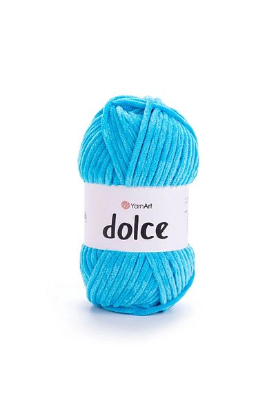 Yarnart Dolce - Βελούδινο Χειροποίητο Νήμα Πλεξίματος Ανοιχτό Μπλε-758