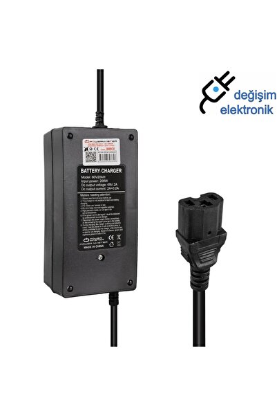 Genel Markalar Powermaster 60 Volt 20 Amper C16 Uçlu Elektrikli Bisiklet Şarj...