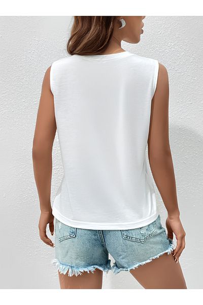 CDA Rose Plain Sports Tank Top
