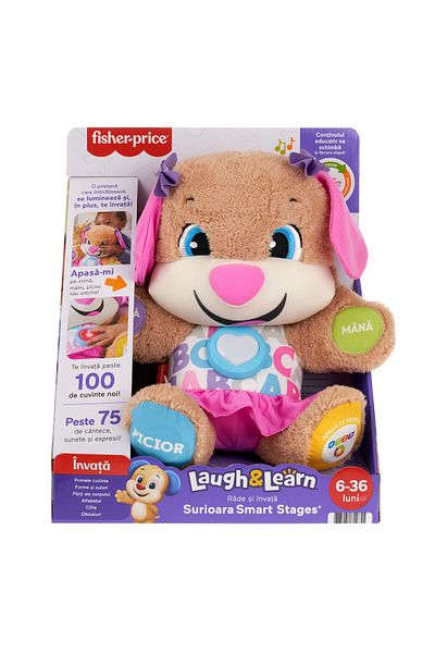 mattel Fisher Price Sis the Puppy Speaks Romanian