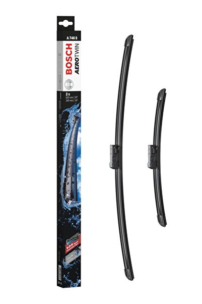 Bosch A746S SİLECEK SÜPÜRGESİ TAKIM MG ZS OFF ROAD 2017/2022 600mm/340mm 3397...