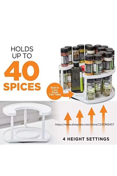 Generic 2-Tier Spice Rack and Organizer