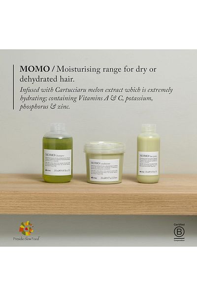 Davines Momo Hair Care Set - Shampoo, Conditioner & Hair Potion Beauty Secrets