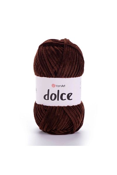 Yarnart Dolce - Βελούδινο Χειροποίητο Νήμα Πλεξίματος Σκούρο Καφέ-775