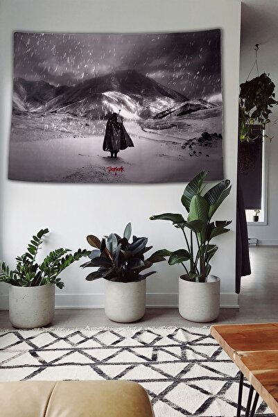 Radora Berserk Guts Winter Ride تحت عنوان Wall Drape ديكور المنزل نسيج الجدار...
