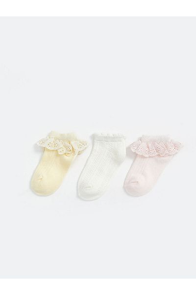 LC Waikiki New Season Basic Baby Girl's Booties 3-Piece - S54252Z1