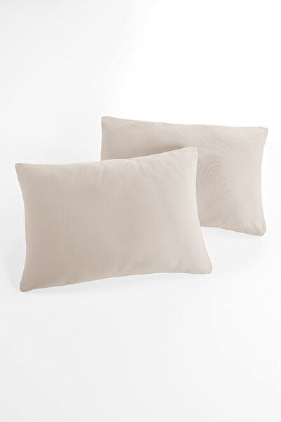 Örme %100 Pamuk Flaplı 2 Adet Yastık Kılıfı 50×70 Cm