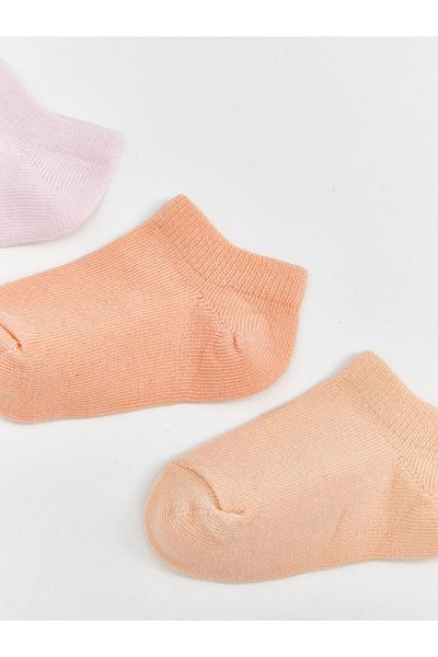 LC Waikiki New Season Basic Baby Girl Booties Socks 3-Piece - S5Kn79Z1